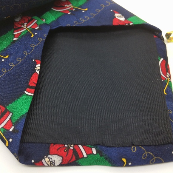 golfing santa tie